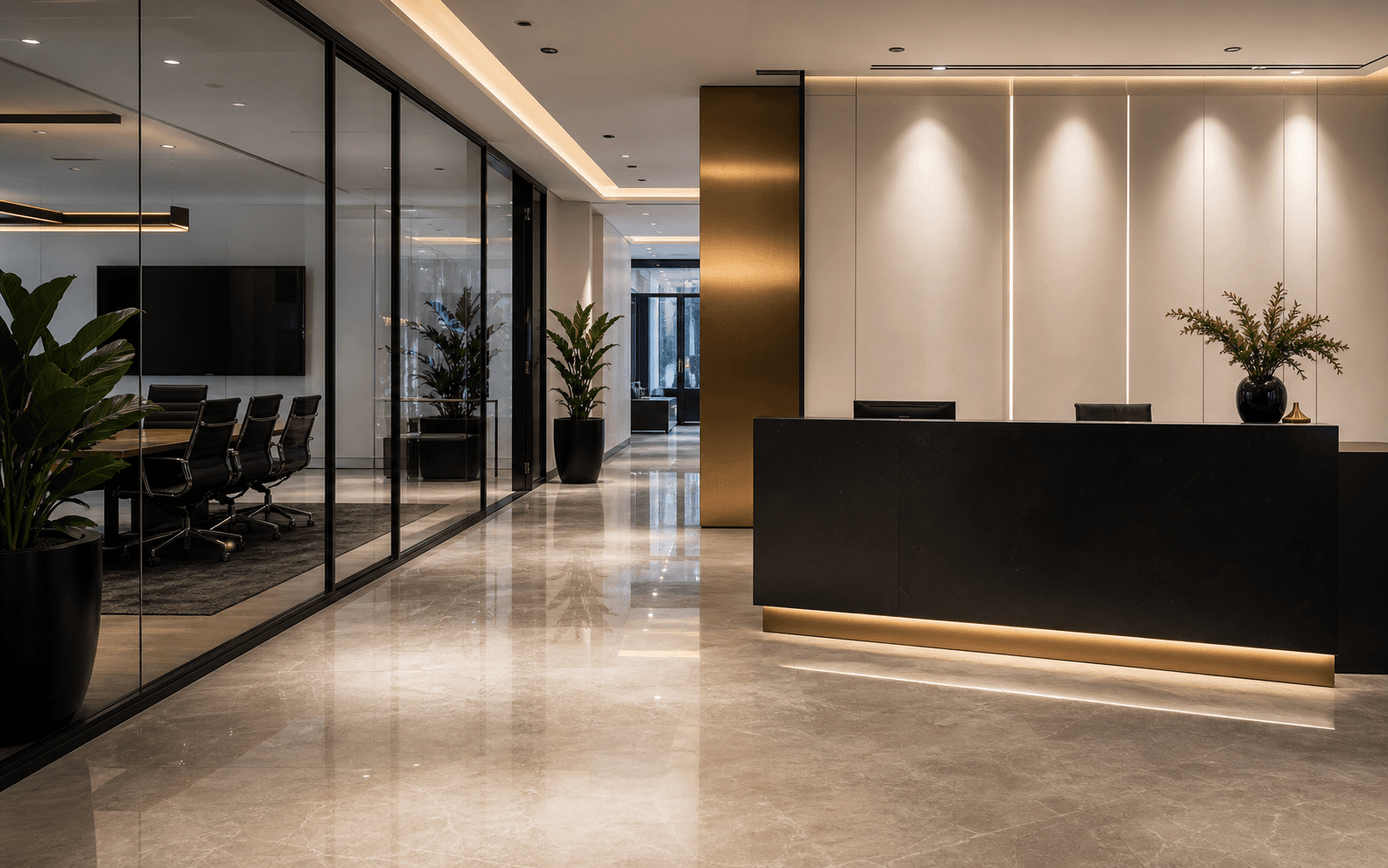 Commercial Cleaning service environment